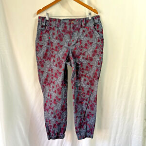 Duluth Trading Rootstock Gardening Jogger 16 Floral Elastic Hem Outdoors Work
